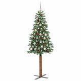 Albero di Natale snodato con 300 LED con supporto Verde 180 cm