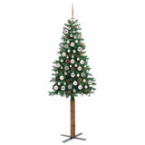 Albero di Natale snodato con 300 LED con supporto Verde 180 cm