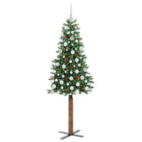 Albero di Natale snodato con 300 LED con supporto Verde 180 cm