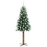 Albero di Natale snodato con 300 LED con supporto Verde 180 cm