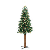 Albero di Natale snodato con 300 LED con supporto Verde 180 cm