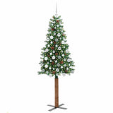 Albero di Natale snodato con 300 LED con supporto Verde 180 cm