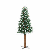 Albero di Natale snodato con 300 LED con supporto Verde 180 cm
