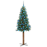 Albero di Natale snodato con 300 LED con supporto Verde 180 cm