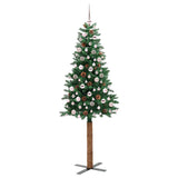 Albero di Natale snodato con 300 LED con supporto Verde 210 cm