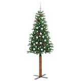 Albero di Natale snodato con 300 LED con supporto Verde 210 cm
