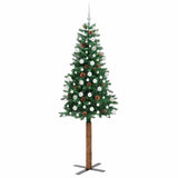 Albero di Natale snodato con 300 LED con supporto Verde 210 cm
