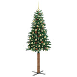Albero di Natale snodato con 300 LED con supporto Verde 210 cm