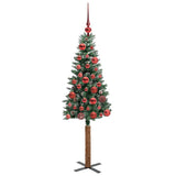 Albero di Natale snodato con 150 LED con supporto Verde 150 cm