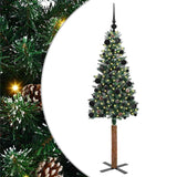 Albero di Natale snodato con 150 LED con supporto Verde 150 cm