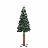 Albero di Natale snodato con 150 LED con supporto Verde 150 cm