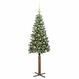 Albero di Natale snodato con 150 LED con supporto Verde 150 cm