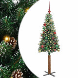 Albero di Natale snodato con 150 LED con supporto Verde 150 cm