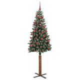 Albero di Natale snodato con 300 LED con supporto Verde 180 cm