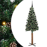 Albero di Natale snodato con 300 LED con supporto Verde 180 cm