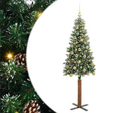Albero di Natale snodato con 300 LED con supporto Verde 180 cm