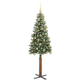 Albero di Natale snodato con 300 LED con supporto Verde 180 cm