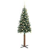 Albero di Natale snodato con 300 LED con supporto Verde 180 cm