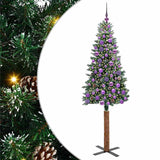 Albero di Natale snodato con 300 LED con supporto Verde 180 cm