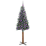 Albero di Natale snodato con 300 LED con supporto Verde 180 cm