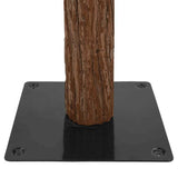 Albero di Natale snodato con 300 LED con supporto Verde 210 cm