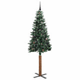 Albero di Natale snodato con 300 LED con supporto Verde 210 cm