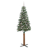 Albero di Natale snodato con 300 LED con supporto Verde 210 cm