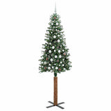 Albero di Natale snodato con 300 LED con supporto Verde 210 cm
