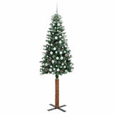 Albero di Natale snodato con 300 LED con supporto Verde 210 cm