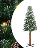Albero di Natale snodato con 300 LED con supporto Verde 210 cm
