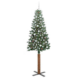 Albero di Natale snodato con 300 LED con supporto Verde 210 cm