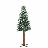 Albero di Natale snodato con 300 LED con supporto Verde 210 cm