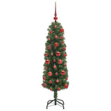 Albero di Natale artificiale con 150 LED Verde 120 cm