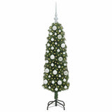 Albero di Natale artificiale con 150 LED Verde 120 cm