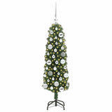 Albero di Natale artificiale con 150 LED Verde 120 cm