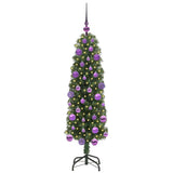 Albero di Natale artificiale con 150 LED Verde 120 cm