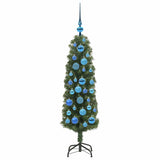 Albero di Natale artificiale con 150 LED Verde 120 cm