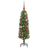 Albero di Natale artificiale con 150 LED Verde 120 cm