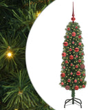 Albero di Natale artificiale con 150 LED Verde 150 cm
