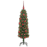 Albero di Natale artificiale con 150 LED Verde 150 cm