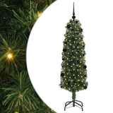 Albero di Natale artificiale con 150 LED Verde 150 cm