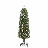 Albero di Natale artificiale con 150 LED Verde 150 cm