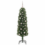 Albero di Natale artificiale con 150 LED Verde 150 cm