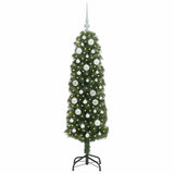Albero di Natale artificiale con 150 LED Verde 150 cm