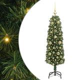 Albero di Natale artificiale con 150 LED Verde 150 cm