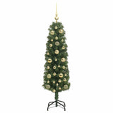 Albero di Natale artificiale con 150 LED Verde 150 cm