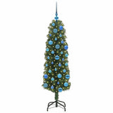 Albero di Natale artificiale con 150 LED Verde 150 cm