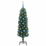 Albero di Natale artificiale con 150 LED Verde 150 cm