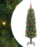 Albero di Natale artificiale con 150 LED Verde 150 cm