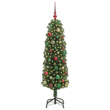Albero di Natale artificiale con 150 LED Verde 150 cm
